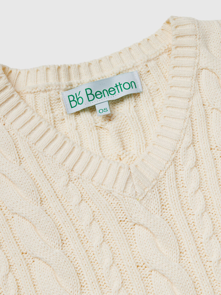 S/L V NECK SWEATER Women image number 7
